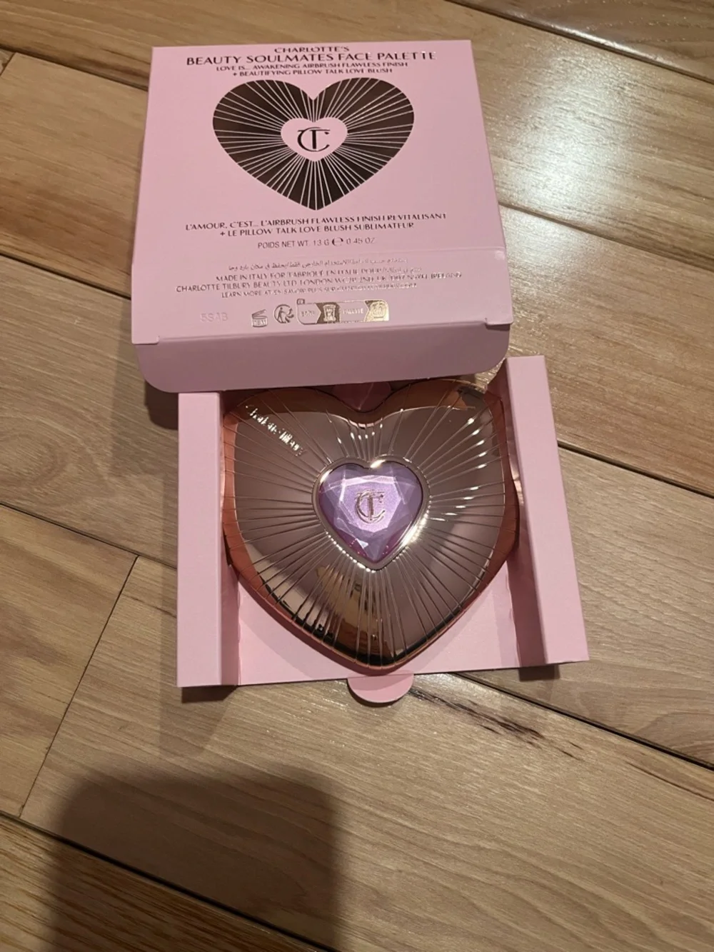 Charlotte Tilbury Heart Duo Blush & Airbrush Powder - Soft Pink & Bright Pink